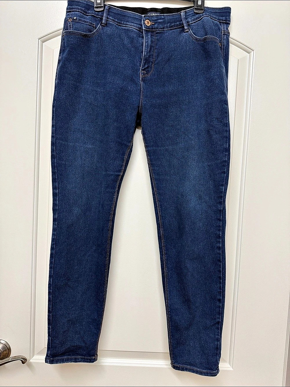 Curve Appeal Skinny Jeans Blue Waist 6/33